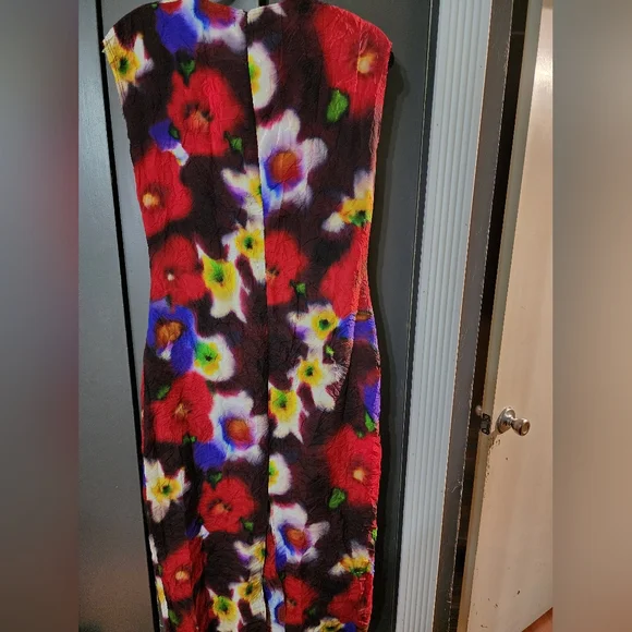 Zara Multicolored Sleeveless Maxi Dress - Picture 5 of 7